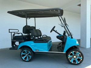 Sky Blue Evolution Pro Plus Golf Cart 02